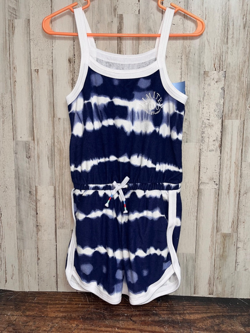 NAVY LIMITED TOO DYE TANK ROMPER, GIRL 12/14