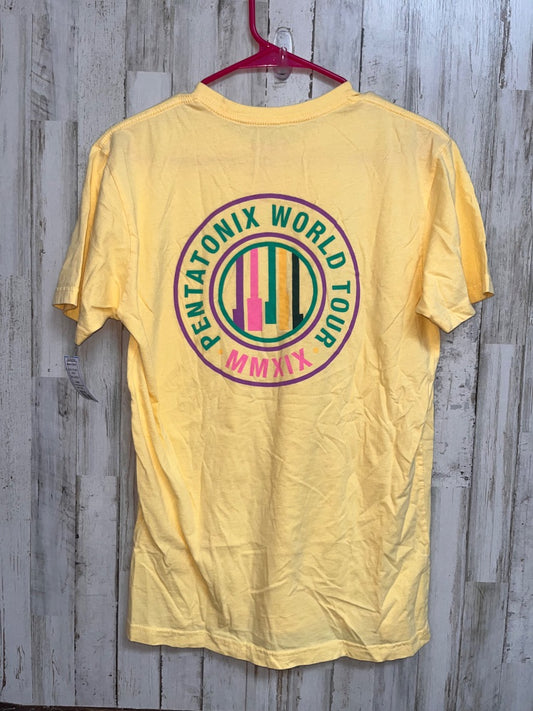 YELLOW  PENTATONIX TEE, LADIES M