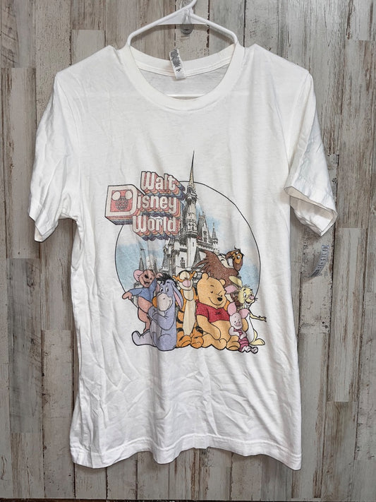 WHITE BELLA DISNEY WORLD TEE, LADIES M