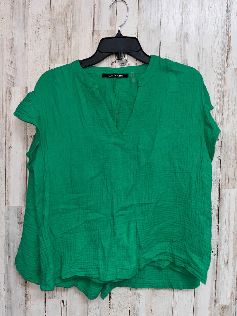 KELLY GREEN DOLCE CABO MUSLIN 2PC SET, LADIES M/L