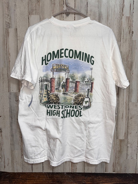 WHITE COMFORT COLORS WJHS HOMECOMING TEE, LADIES L