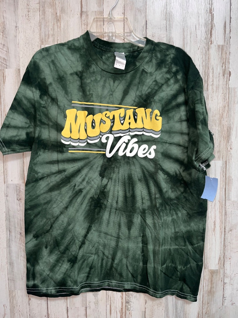 GREEN COLORTONE MUSTANG VIBES DYE TEE, LADIES L