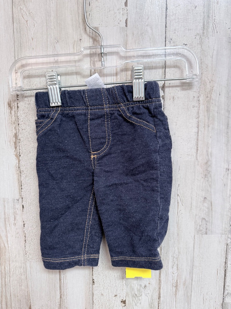 Blue Carters Faux denim pants, Boy 3M