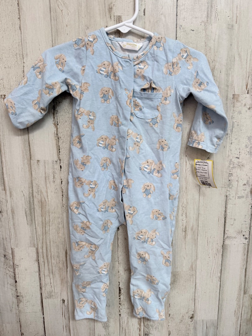Blue Mayoral Bunny sleeper, Boy 4-6M