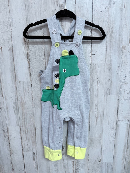 Grey BOUTIQUE Dino overalls, BOY 0-3M