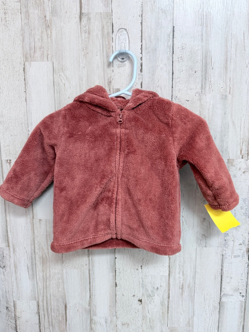 Rust Carters Sherpa jacket, Boy 0-3M