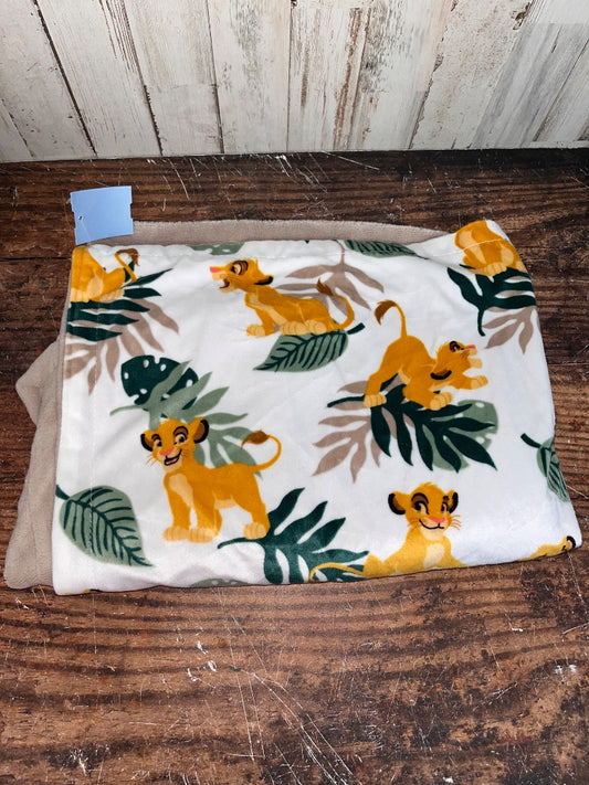 WHITE DISNEY SOFT SIMBA BLANKET