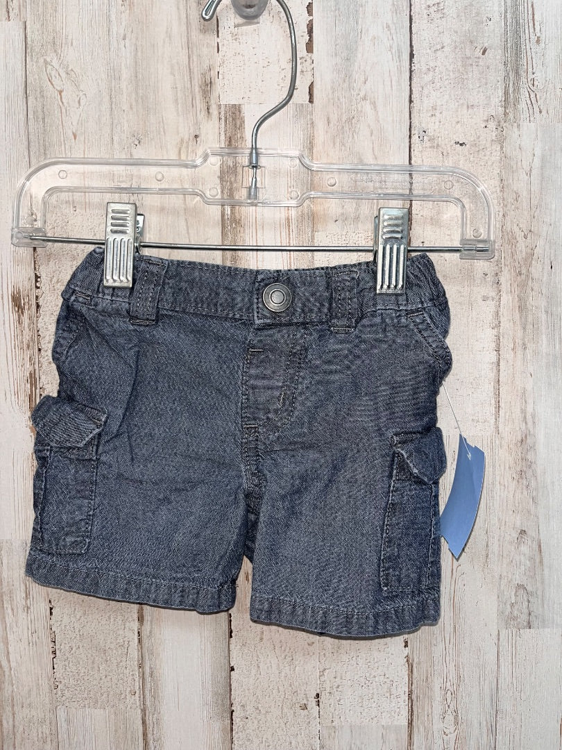 GREY GARANIMALS CARGO SHORTS, BOY 12M