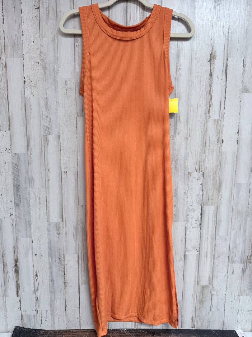 Orange Just be Ribbed long dress, Ladies M