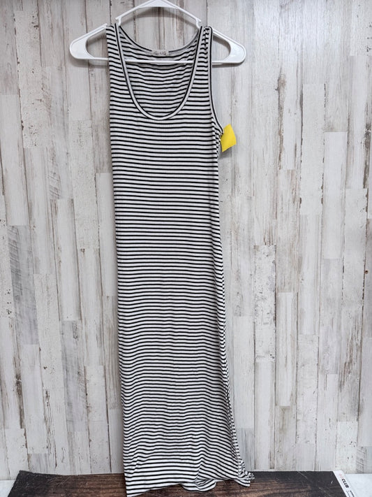 White HEART AND HIPS Striped maxi, Ladies L