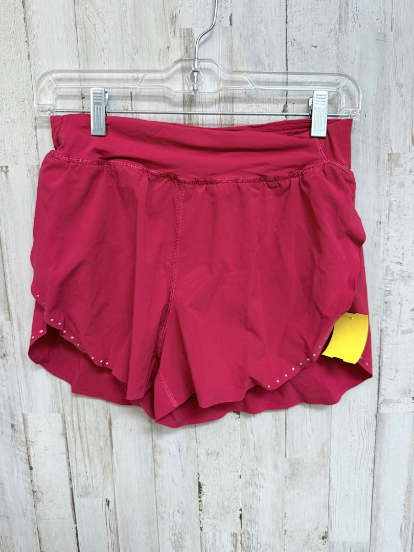 Red LULULEMON 4 Drifit shorts, Ladies S