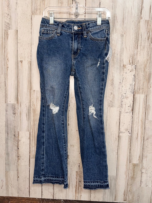 DENIM OLD NAVY FLARE RAW EDGE JEANS, GIRL 7
