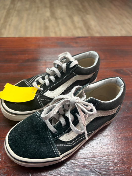 BLACK VANS SUEDE SNEAKERS, SHOES 12