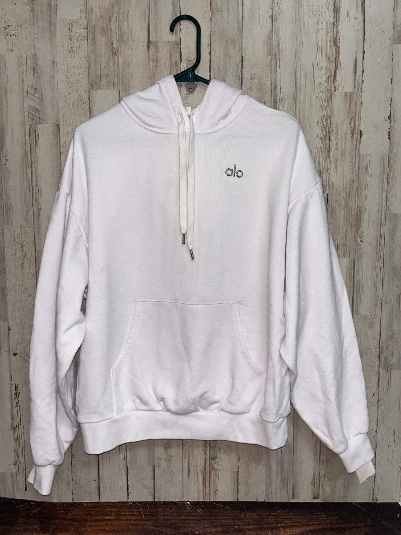 WHITE ALO HOODIE, LADIES S