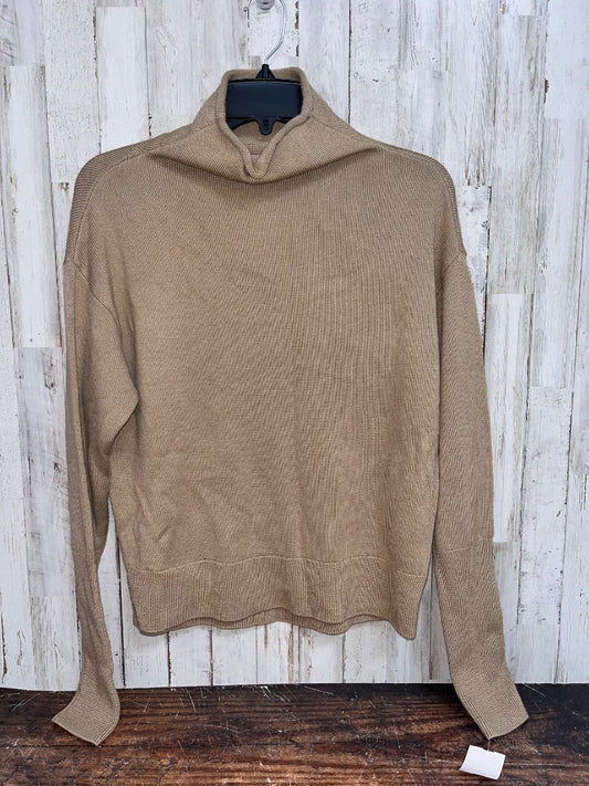 TAN WILFRED KNIT MOCK NECK SWEATER, LADIES S