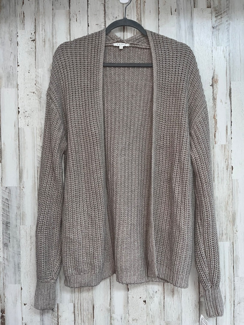 LIGHT BROWN Z SUPPLY KNIT CARDIGAN, LADIES S