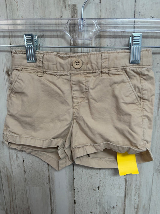 TAN OLD NAVY KHAKI SHORTS, GIRL 4T
