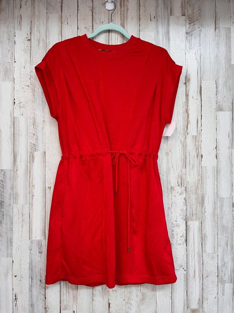 RED PORTER ST COTTON POCKET CINCH WAIST DRESS, LADIES S