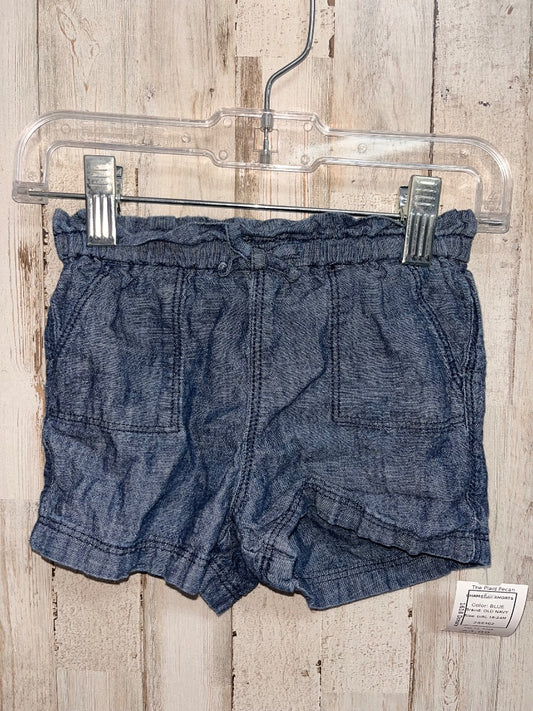 BLUE OLD NAVY CHAMBRAY SHORTS, GIRL 18-24M