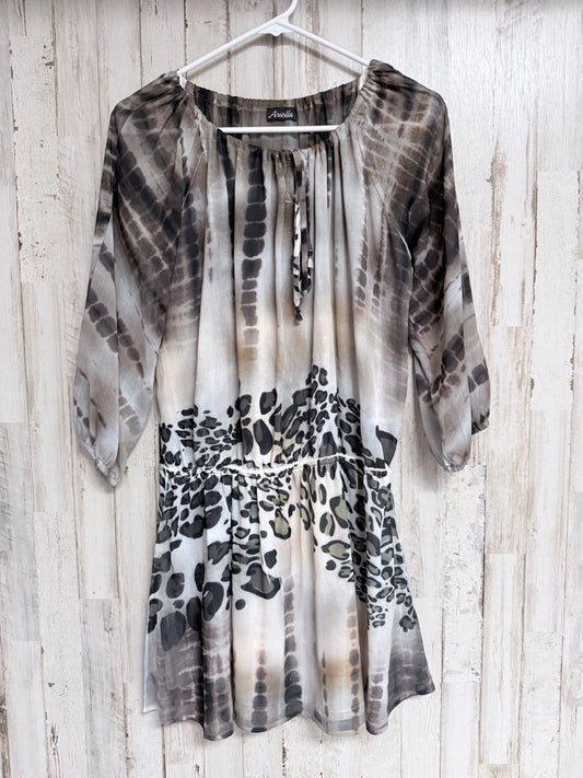 Ariella Sheer cheetah dress, Ladies L