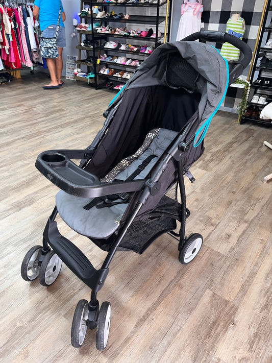 BLACK GRACO CLICK CONNECT STROLLER
