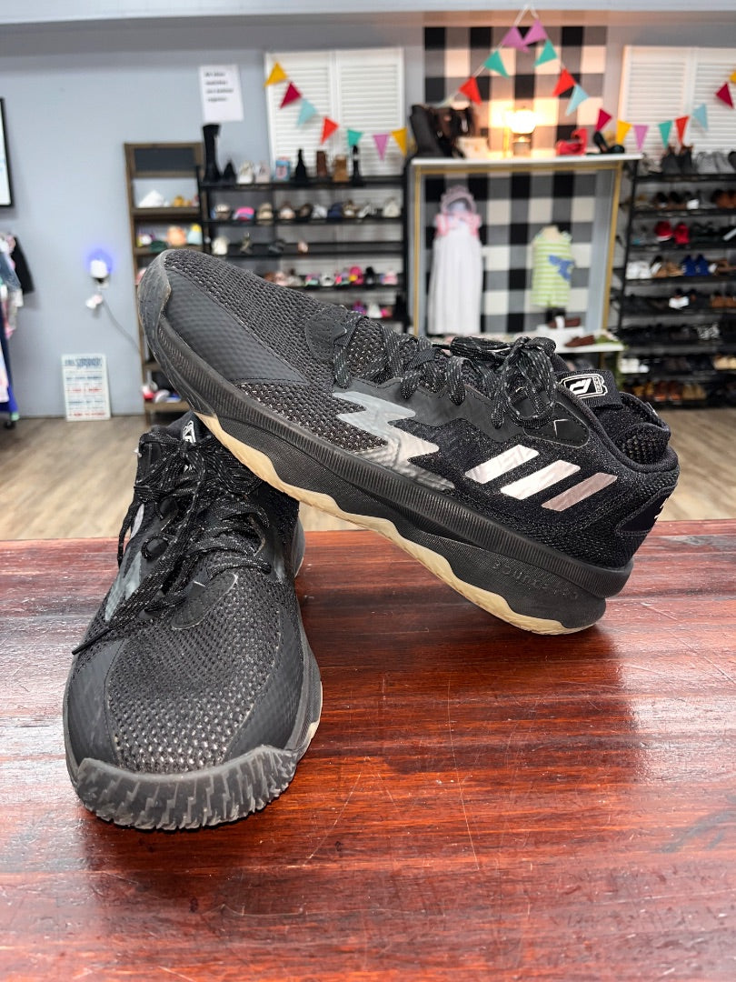 BLACK ADIDAS BOUNCE PRO BASKETBALL SHOES, SHOES MEN 10.5