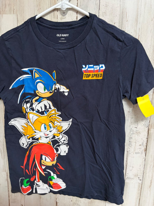 NAVY OLD NAVY SONIC TEE, BOYS 10/12