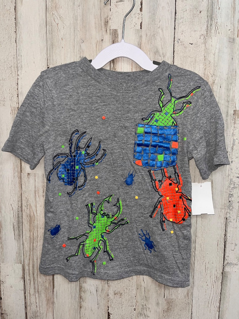 GREY HIGHLAND INSECT POCKET TEE, BOY 4