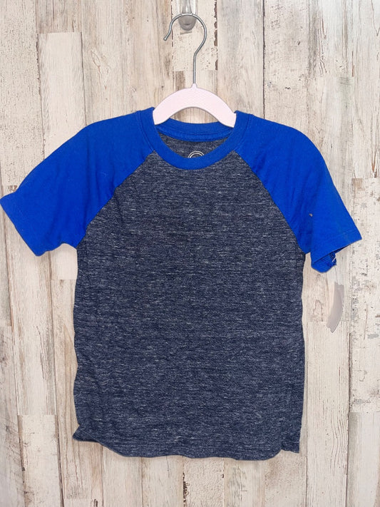BLUE/GREY WONDER NATION RAGLAN, BOY 4/5