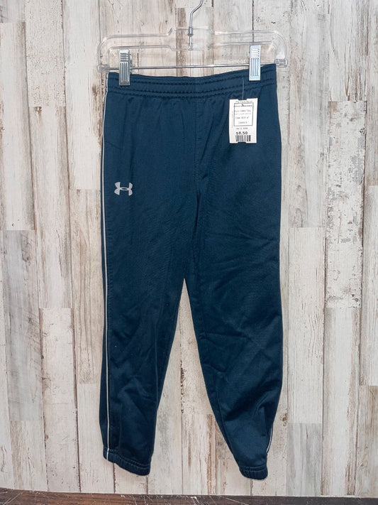 DARK TEAL UNDER ARMOUR DRY FIT SWEATPANTS, BOY 4T