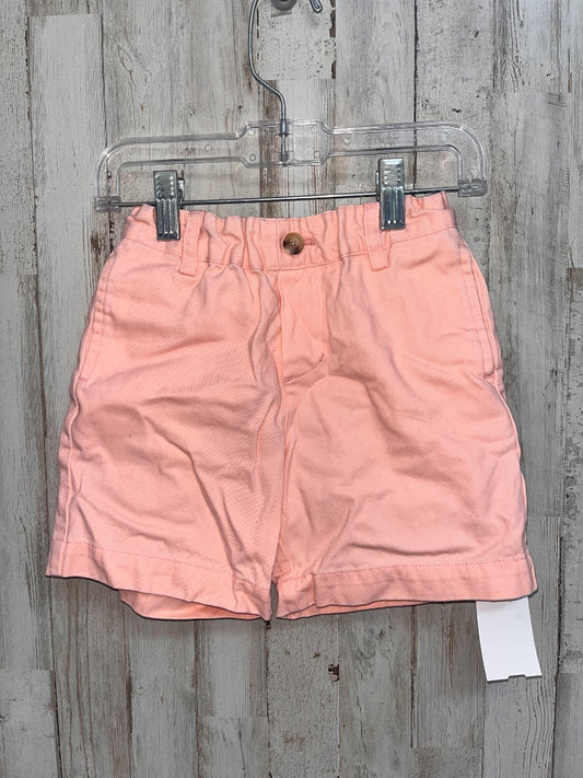 PEACH J BAILEY BUTTON SHORTS, BOY 4
