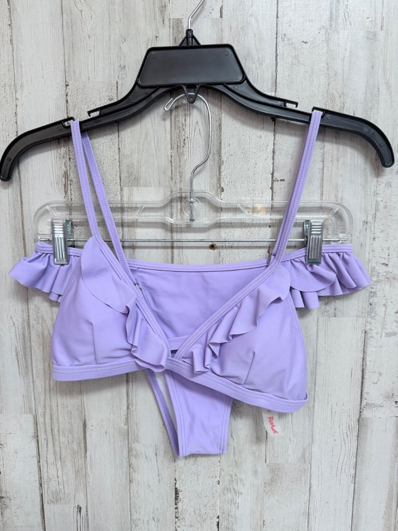 LAVENDAR ROWME RUFFLE 2PC SWIM, LADIES M