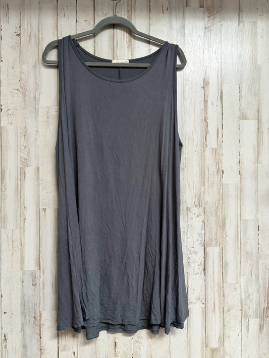GREY LARACE SOFT TANK DRESS, LADIES 4X