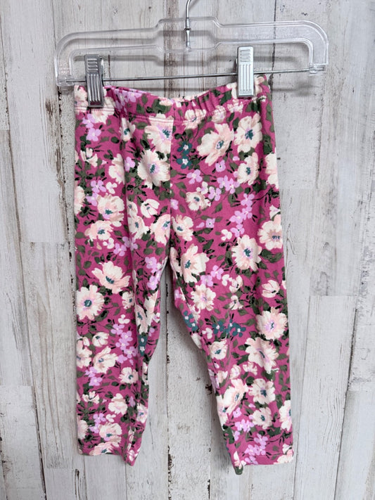 Pink Bonnie Jean Floral leggings, Girl 2T