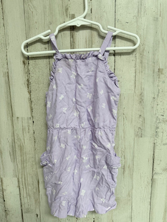 Purple Cat and Jack Butterfly romper, Girl 2T