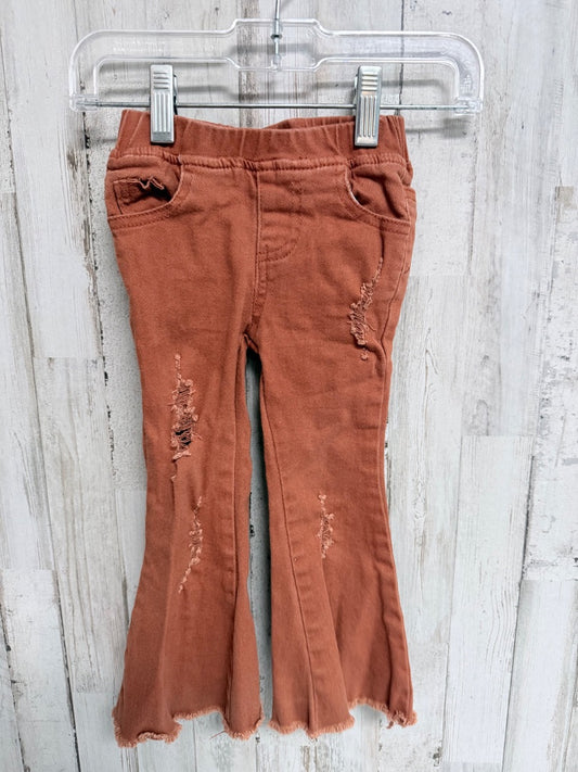 Rust BOUTIQUE Distressed skinny jeans, Girl 1/2T