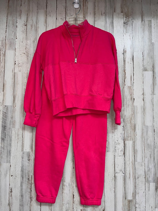 PINK ABERCROMBIE 2PC JOGGER SET, GIRL 11/12