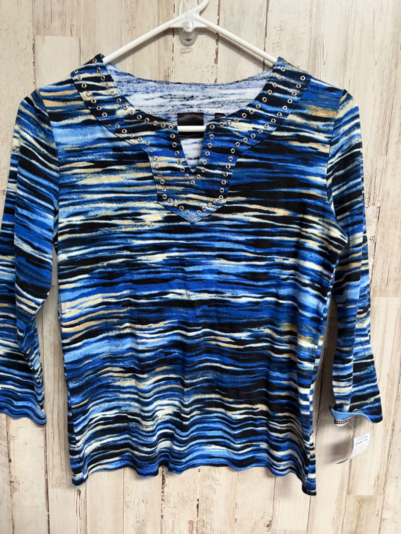 BLUE RAFAELLA STRIPED TOP, LADIES S