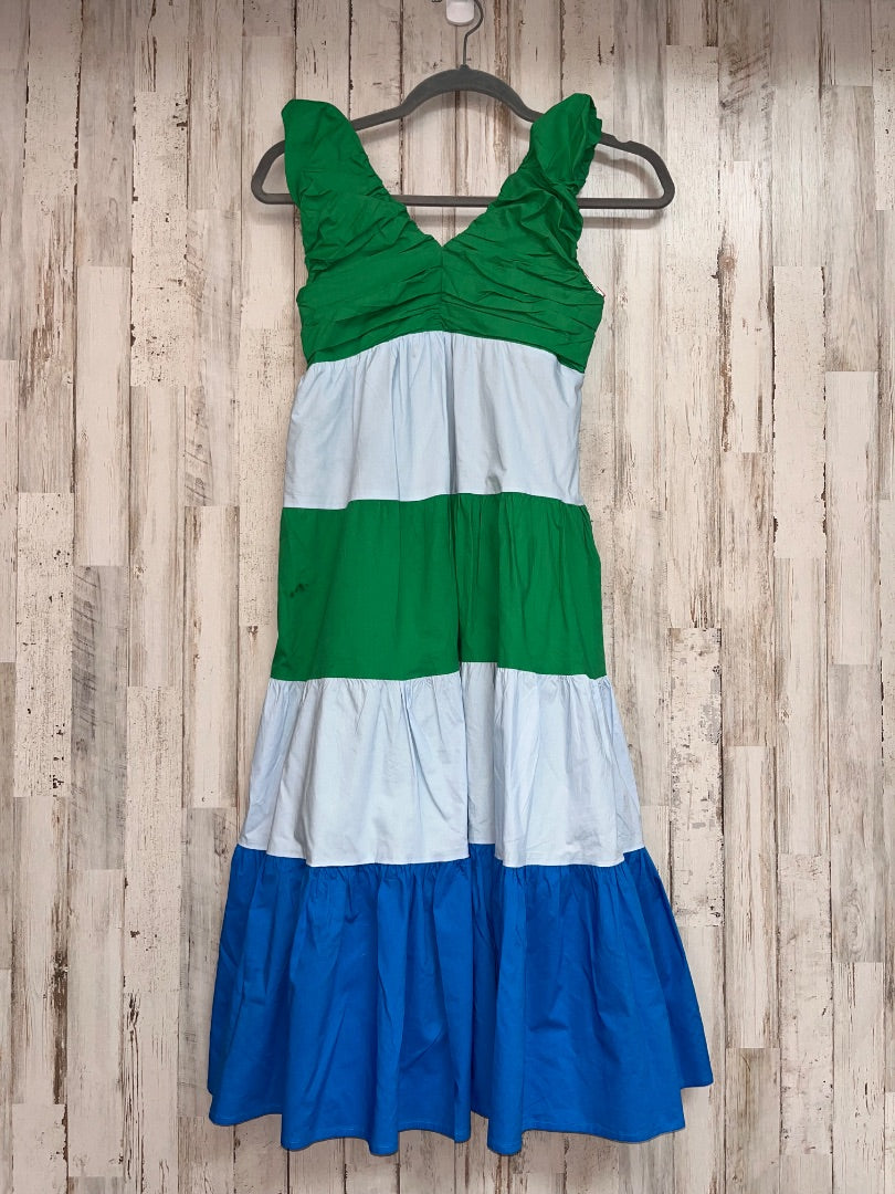 BLUE.GREEN SHOP THE MINT TIER DRESS, GIRL 12/14