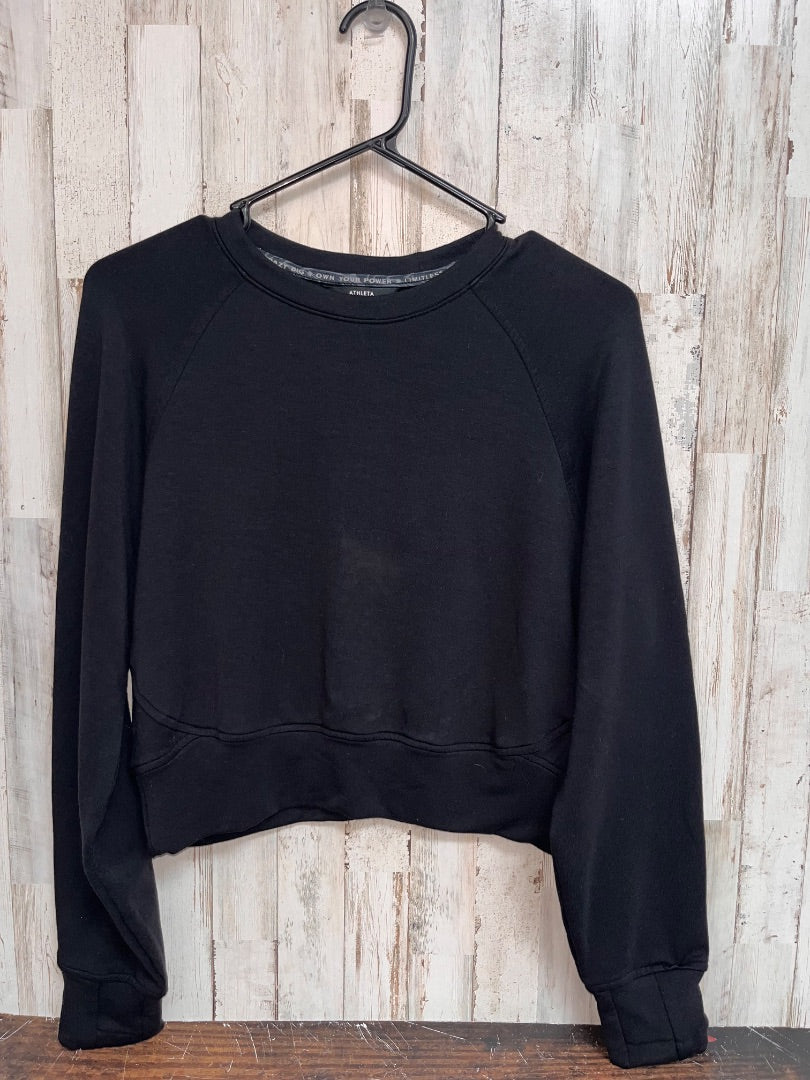 BLACK ATHLETA GIRL SOFT SWEATSHIRT, GIRL 14
