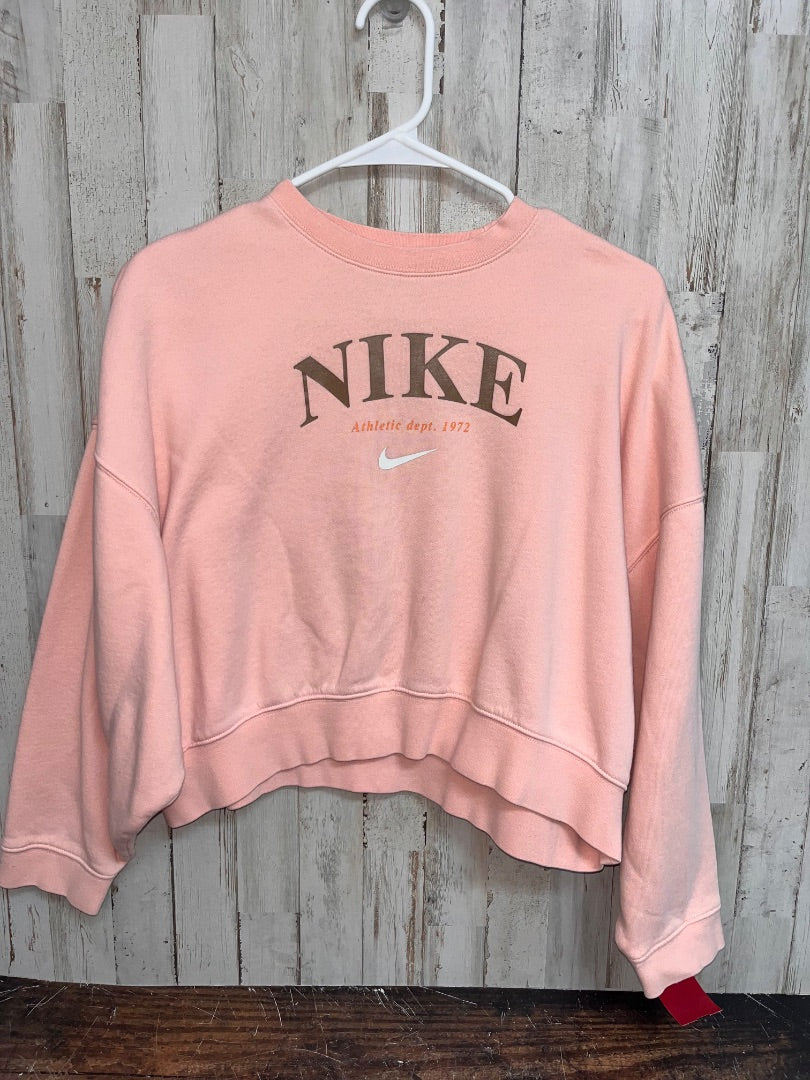 PEACH NIKE LOGO SWEATSHIRT, GIRL 14/16