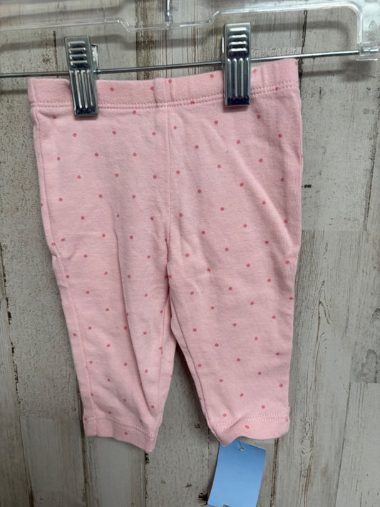 PINK CARTERS DOT PANTS, GIRL 3M