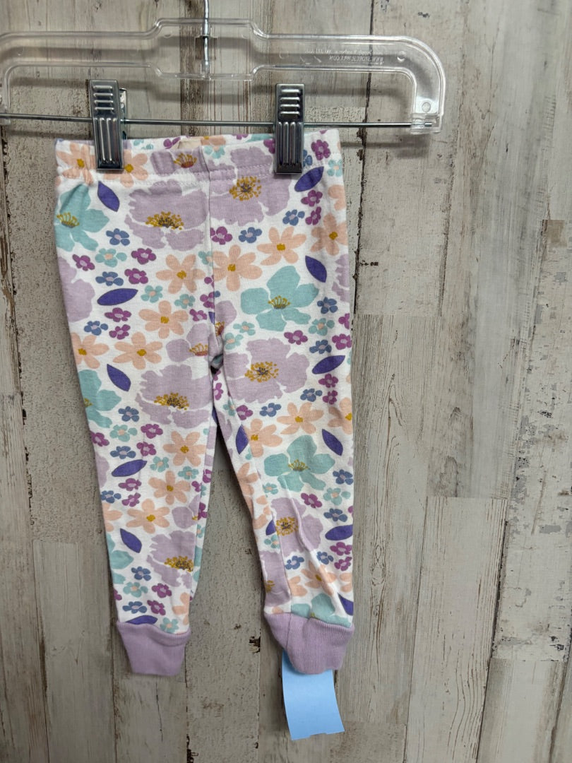WHITE RABBIT BEAR FLOWER PANTS, GIRL 12M