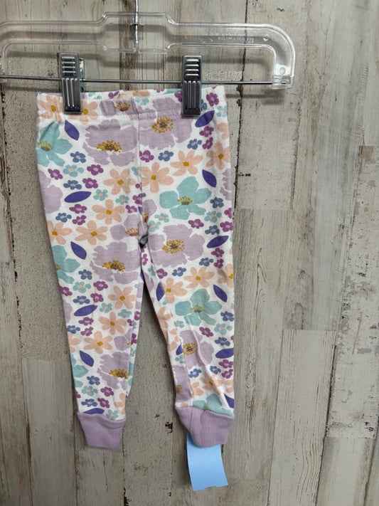 WHITE RABBIT BEAR FLOWER PANTS, GIRL 12M