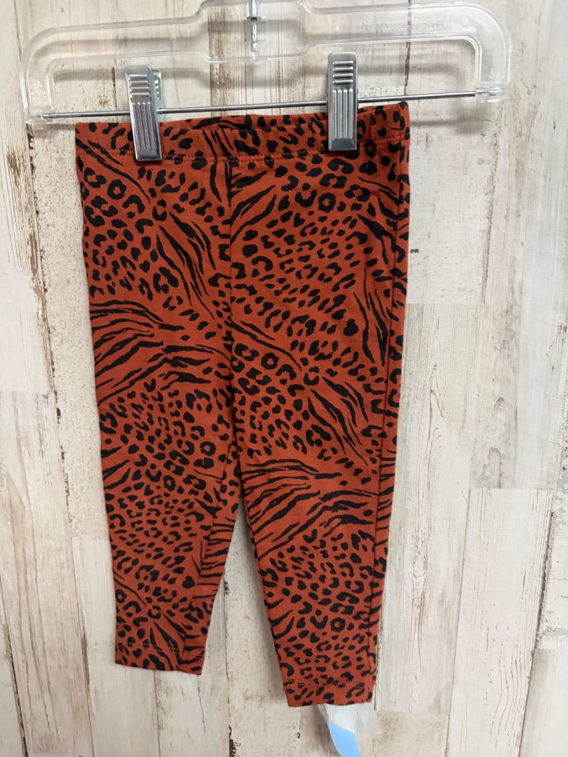 BROWN CARTERS ANIMAL PRINT PANTS, GIRL 12M