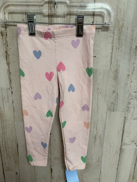 PINK GARANIMALS HEART PANTS, GIRL 18M