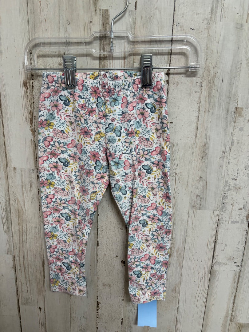 PINK CARTERS BUTTERFLY PANTS, GIRL 24M