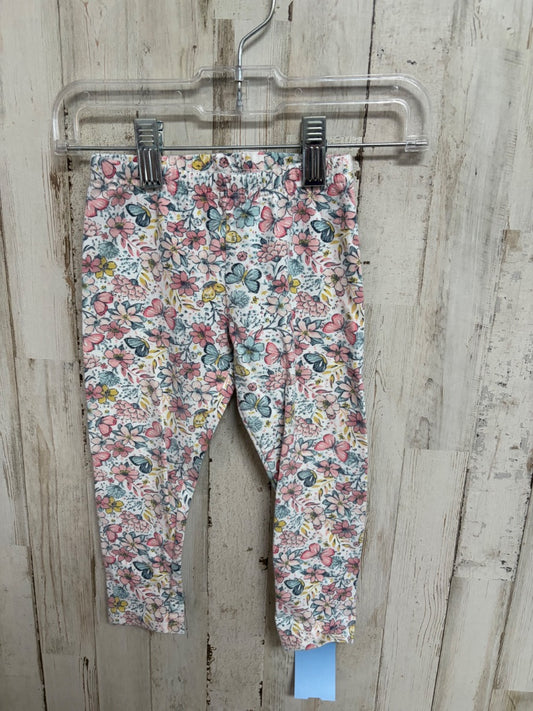 PINK CARTERS BUTTERFLY PANTS, GIRL 24M