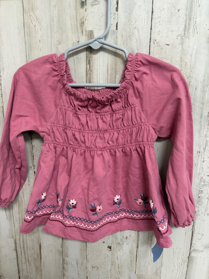 MUAVE KIDS HEADQUARTERS FLOWER SMOCK TOP, GIRL 2T
