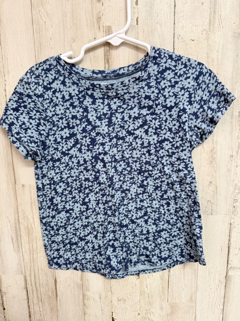 BLUE OLD NAVY FLORAL COTTON TEE, GIRLS 5